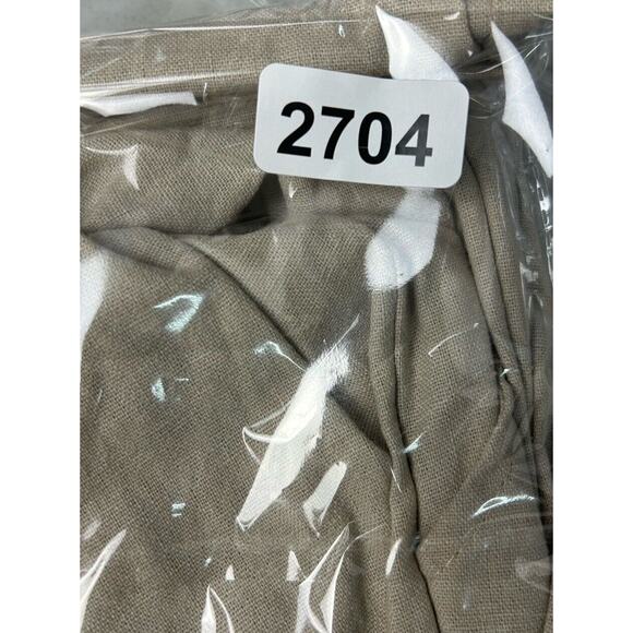 Rainbow Womens Linen Blend Jumpsuit Size‎ Large Beige Sleeveless Pockets NWT - Picture 9 of 9